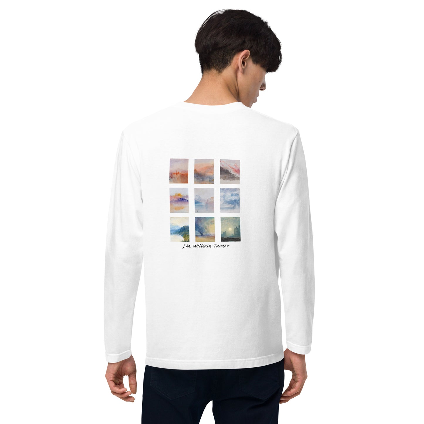 長袖Tシャツ(バックプリント)|ジョセフ・マロード・ウィリアム・ターナー: パークのアルズウォーター