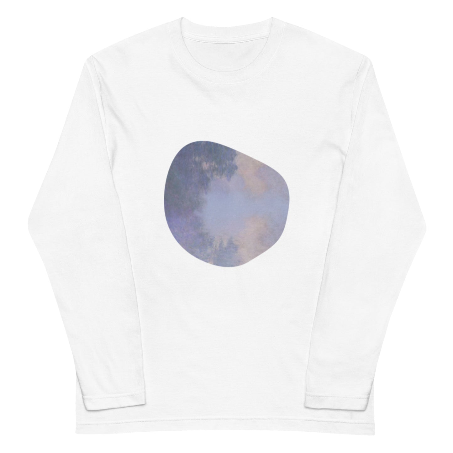 長袖Tシャツ|モネ:ジヴェルニー近くのセーヌ川支流