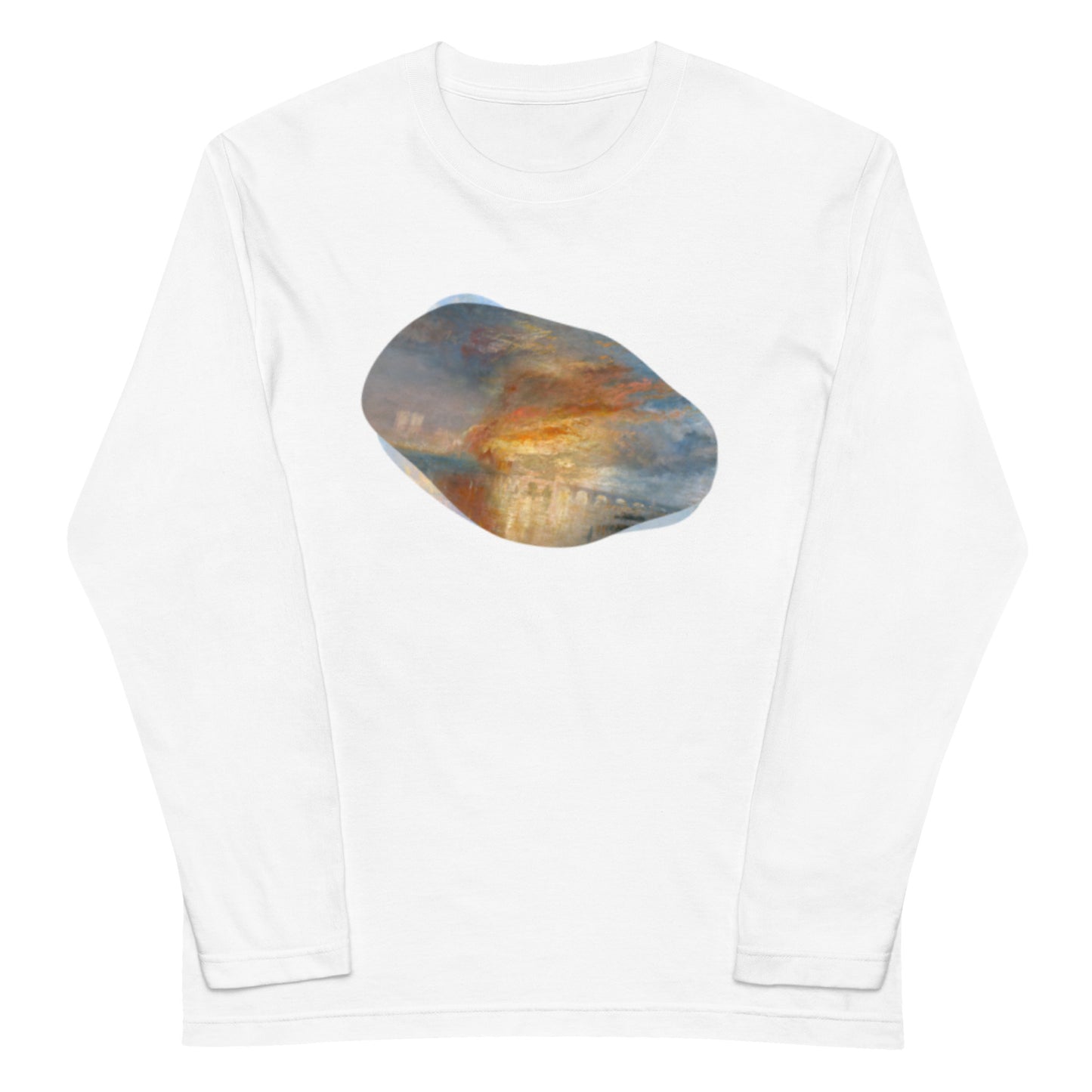長袖Tシャツ|ウィリアム・ターナー:1834 年 10 月 16 日の貴族院と庶民院の焼き討ち