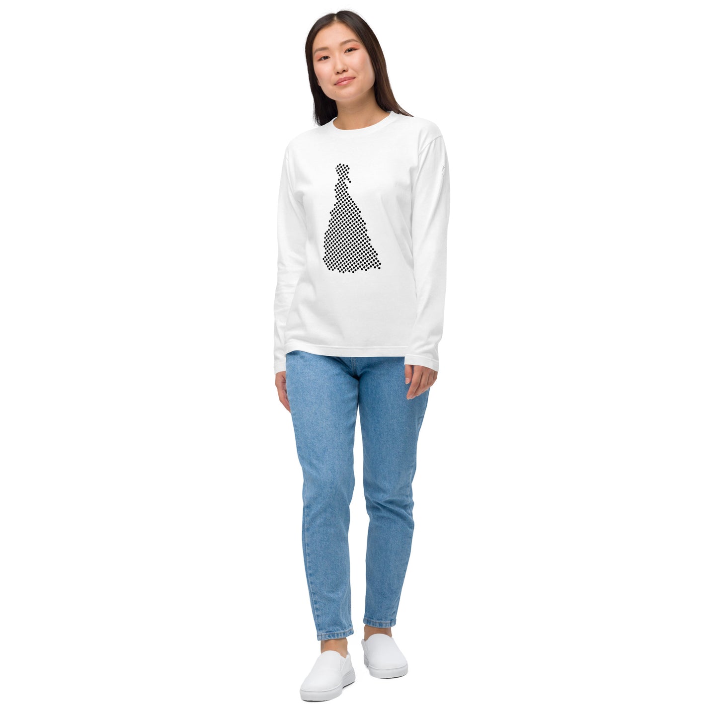 長袖Tシャツ|ウジェーヌ・ブーダン:ビーチにいるパウリネ・メッテルニヒ王女(1836–1921)