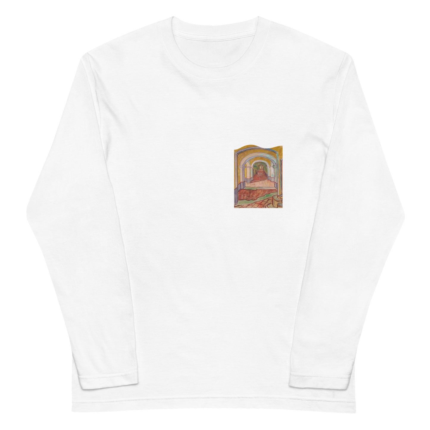 長袖Tシャツ|ゴッホ :サン=レミのサン=ポール病院の廊下