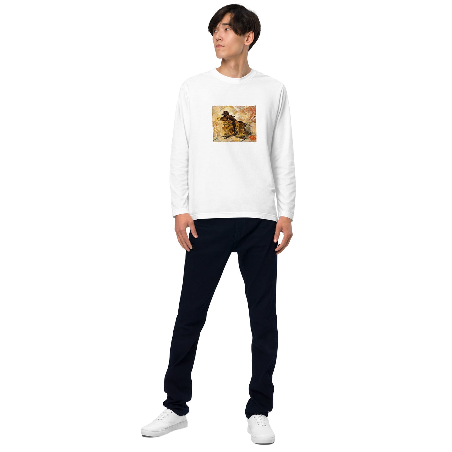 長袖Tシャツ|ゴッホ:靴