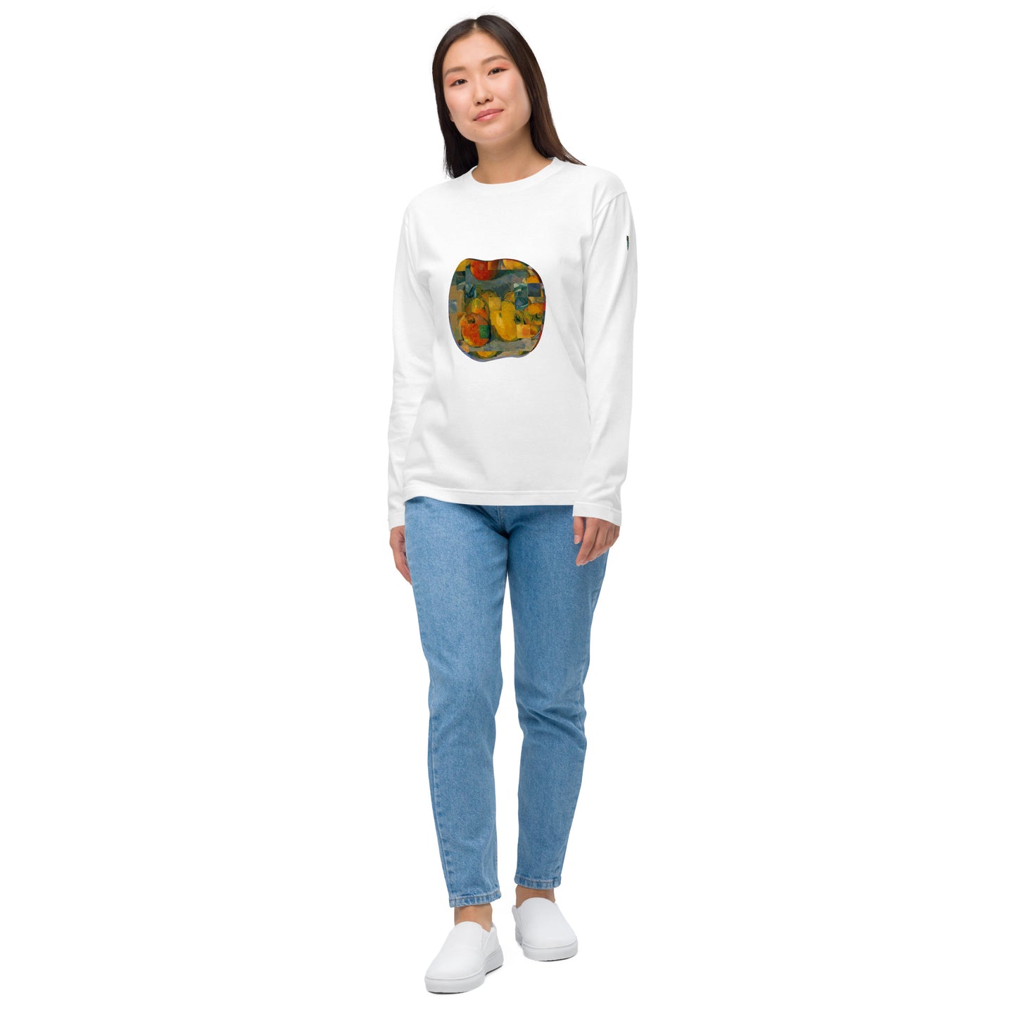 長袖Tシャツ|セザンヌ:りんご