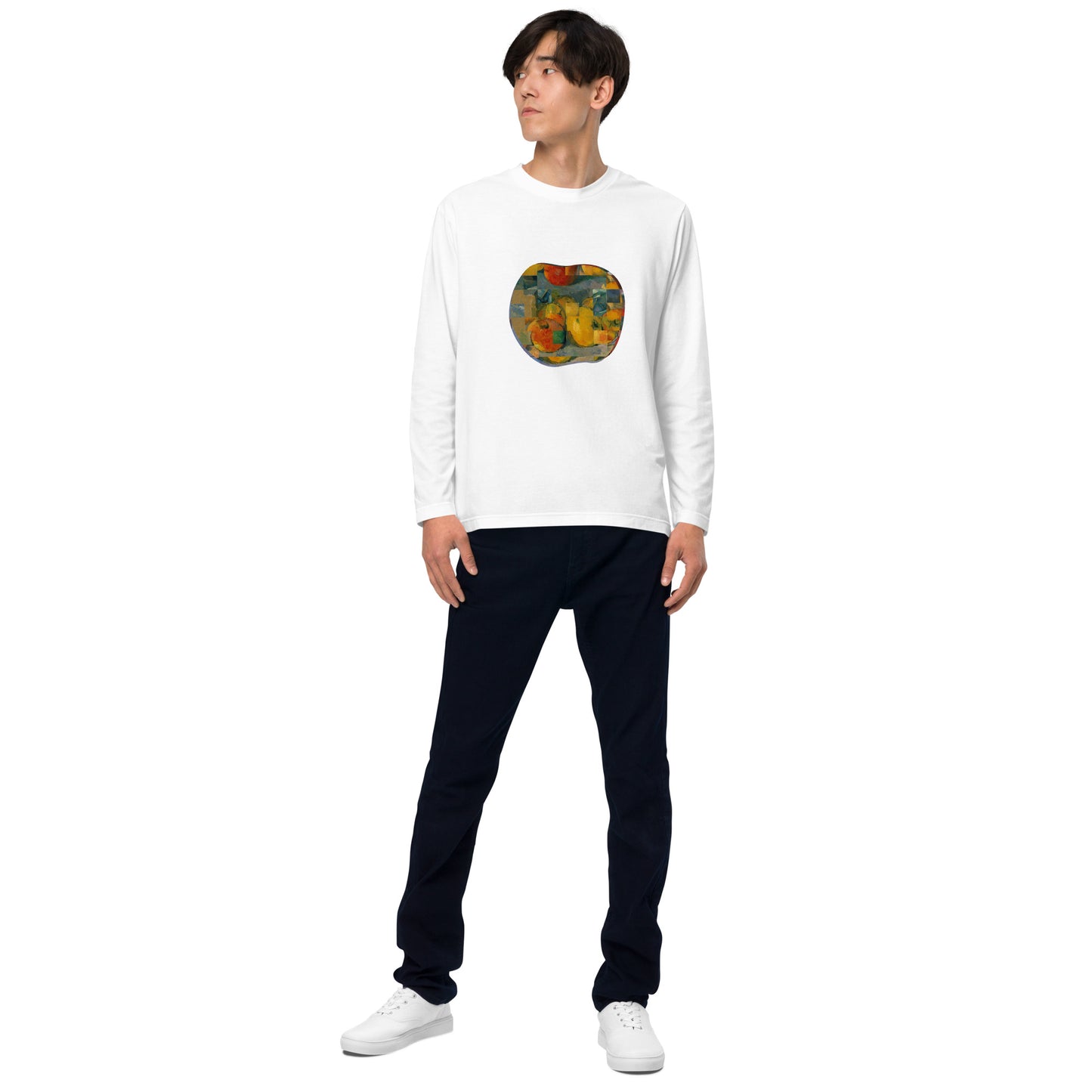 長袖Tシャツ|セザンヌ:りんご