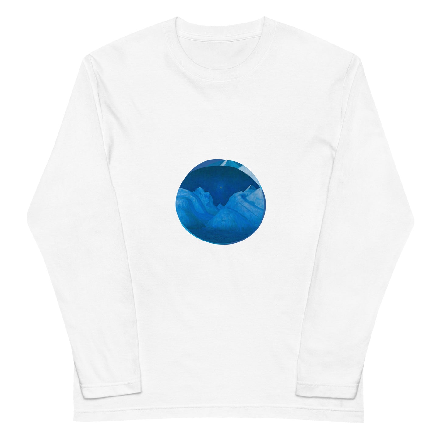 長袖Tシャツ|ハラルド・ソールバーグ:山の冬の夜