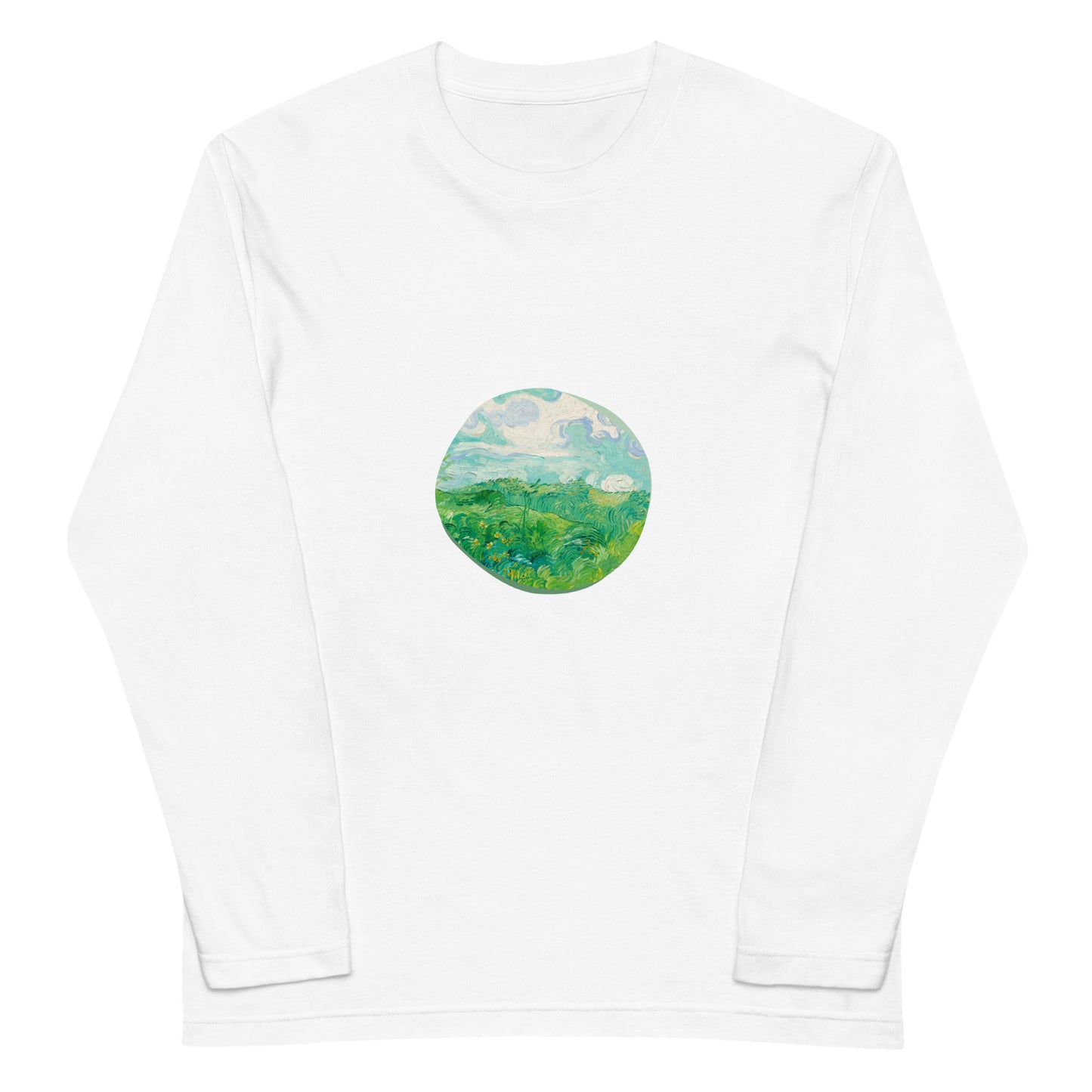 長袖Tシャツ|ゴッホ:緑の麦畑