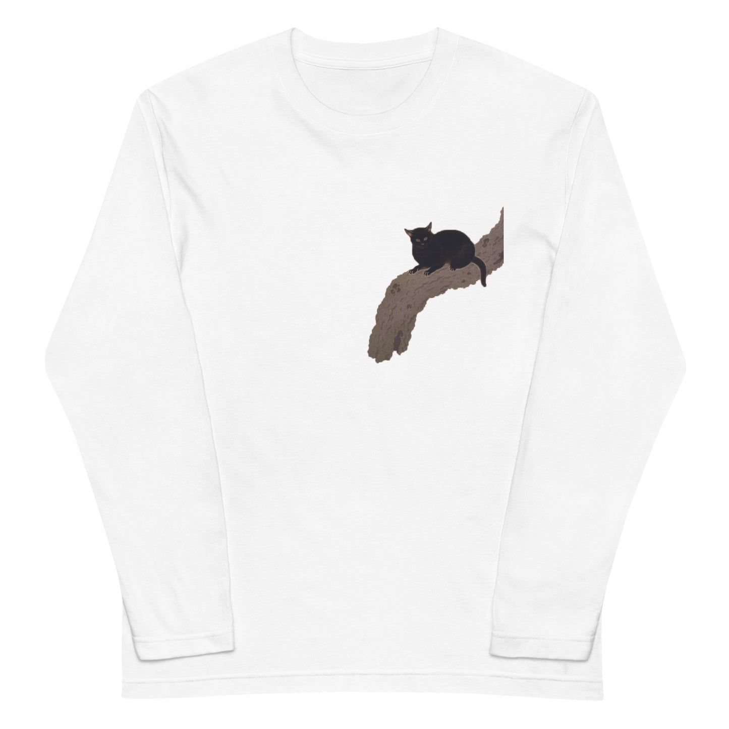 長袖Tシャツ|菱田春草:黒き猫