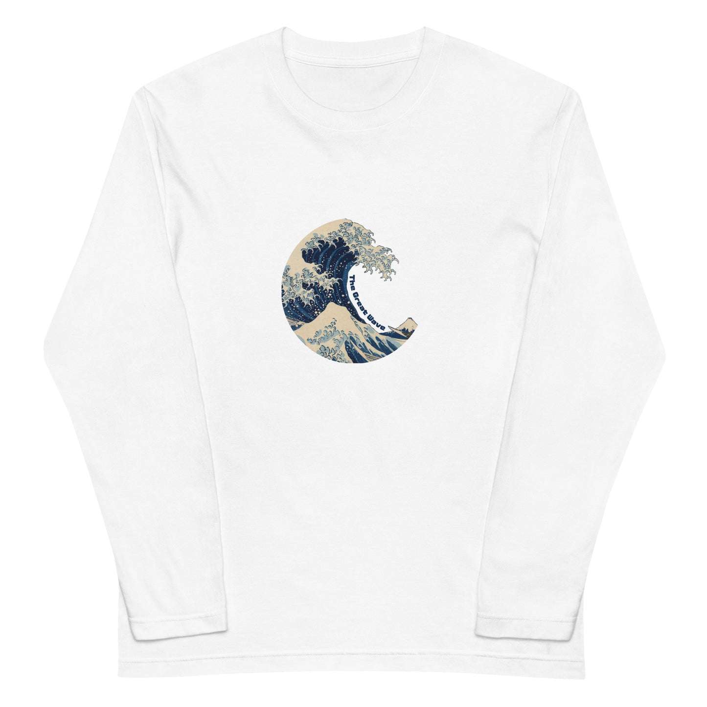 長袖Tシャツ|葛飾北斎:富嶽三十六景 神奈川沖浪裏